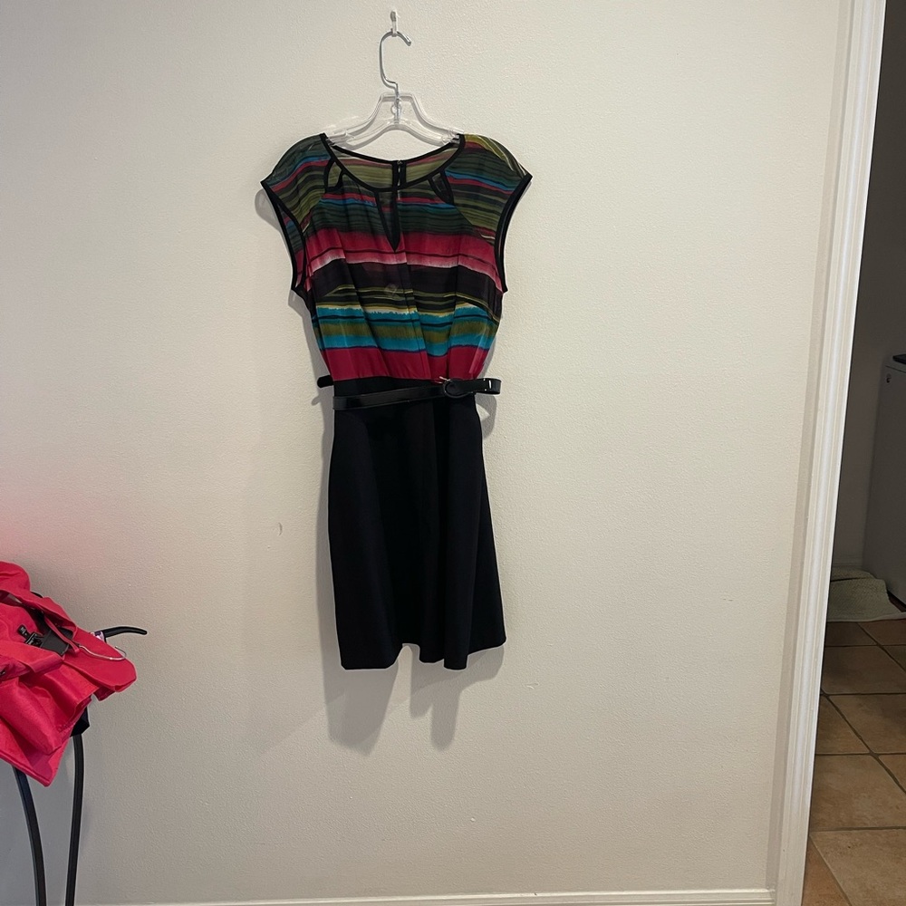 ALYX Limited colorful chevron print sleeveless dress. SZ  12